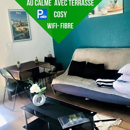 Le Petit Park-Studio-Terrasse- Piscine-Wifi Fibre Apartment Pau Bagian luar foto
